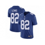 Men's Nike New York Giants #82 Roger Lewis Vapor Untouchable Limited Royal Blue Team Color NFL Jersey