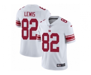 Men's Nike New York Giants #82 Roger Lewis Vapor Untouchable Limited White NFL Jersey