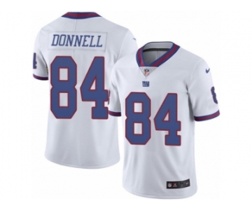 Men's Nike New York Giants #84 Larry Donnell Limited White Rush NFL Jersey