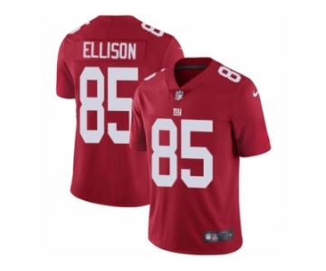 Men's Nike New York Giants #85 Rhett Ellison Vapor Untouchable Limited Red Alternate NFL Jersey