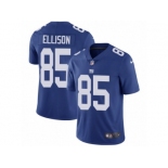 Men's Nike New York Giants #85 Rhett Ellison Vapor Untouchable Limited Royal Blue Team Color NFL Jersey