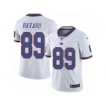 Men's Nike New York Giants #89 Mark Bavaro Limited White Rush NFL Jersey