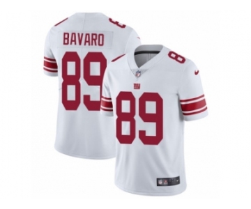 Men's Nike New York Giants #89 Mark Bavaro Vapor Untouchable Limited White NFL Jersey