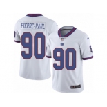 Men's Nike New York Giants #90 Jason Pierre-Paul Limited White Rush NFL Jersey