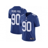 Men's Nike New York Giants #90 Jason Pierre-Paul Vapor Untouchable Limited Royal Blue Team Color NFL Jersey