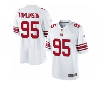 Men's Nike New York Giants #95 Dalvin Tomlinson Limited White NFL Jersey