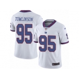 Men's Nike New York Giants #95 Dalvin Tomlinson Limited White Rush NFL Jersey