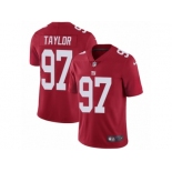 Men's Nike New York Giants #97 Devin Taylor Red Alternate Vapor Untouchable Limited Player NFL Jersey