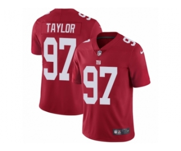 Men's Nike New York Giants #97 Devin Taylor Red Alternate Vapor Untouchable Limited Player NFL Jersey