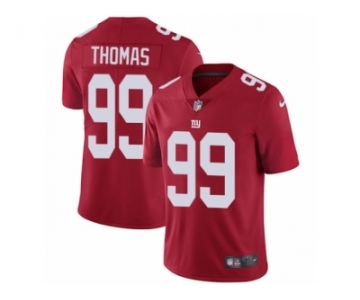 Men's Nike New York Giants #99 Robert Thomas Vapor Untouchable Limited Red Alternate NFL Jersey