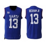 Nike New York Giants #13 Odell Beckham Jr Royal Blue Team Color Men Stitched NFL Limited Tank Top Jersey