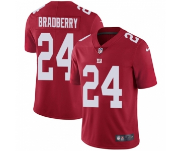 Nike New York Giants #24 James Bradberry Red Alternate Men's Stitched NFL Vapor Untouchable Limited Jersey