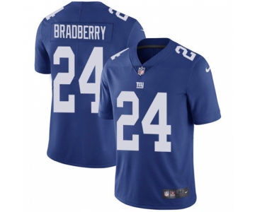 Nike New York Giants #24 James Bradberry Royal Blue Team Color Men's Stitched NFL Vapor Untouchable Limited Jersey