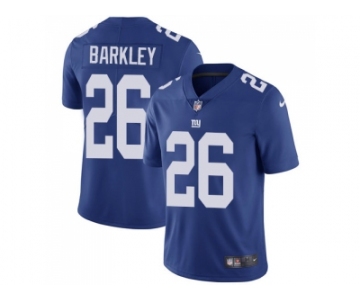 Nike New York Giants #26 Saquon Barkley Royal Blue Team Color Men Stitched NFL Vapor Untouchable Limited Jersey