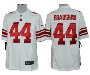 Nike New York Giants #44 Ahmad Bradshaw White Limited Jersey