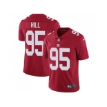 Nike New York Giants #95 B.J. Hill Red Alternate Men Stitched NFL Vapor Untouchable Limited Jersey