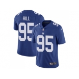 Nike New York Giants #95 B.J. Hill Royal Blue Team Color Men Stitched NFL Vapor Untouchable Limited Jersey