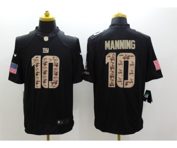 nike nfl jerseys new york giants #10 eli manning black[salute to service limited]