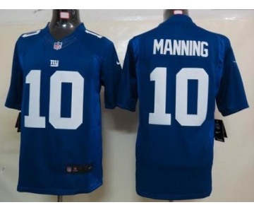 nike nfl jerseys new york giants #10 manning blue[nike limited]