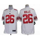 nike nfl jerseys new york giants #26 rolle white[nike limited]