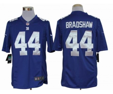 nike nfl jerseys new york giants #44 bradshaw blue[nike limited]