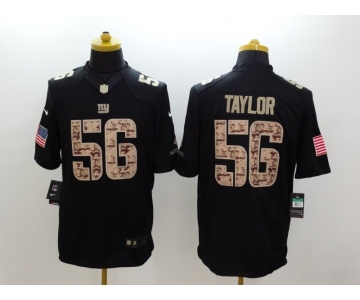 nike nfl jerseys new york giants #56 taylor black[salute to service limited]