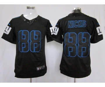 nike nfl jerseys new york giants #88 nicks black[nike impact limited]