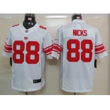 nike nfl jerseys new york giants #88 nicks white[nike limited]