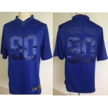 nike nfl jerseys new york giants #90 pierre-paul blue[drenched limited]