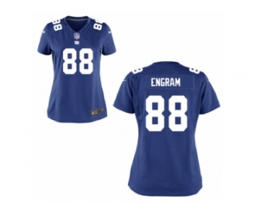 Women New York Giants #88 Evan Engram Nike Royal 2017 Draft Pick Jersey