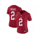 Women Nike New York Giants #2 Aldrick Rosas Red Alternate Vapor Untouchable Limited Player NFL Jersey