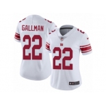 Women Nike New York Giants #22 Wayne Gallman White Vapor Untouchable Limited Player NFL Jersey