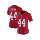 Women Nike New York Giants #44 Doug Kotar Red Alternate Vapor Untouchable Limited Player NFL Jersey