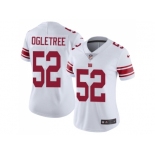 Women Nike New York Giants #52 Alec Ogletree White Stitched NFL Vapor Untouchable Limited Jersey