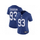 Women Nike New York Giants #93 B.J. Goodson Royal Blue Team Color Vapor Untouchable Limited Player NFL Jersey