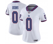 Women's New York Giants #0 Brian Burns White Stitched Jersey