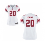 Women's New York Giants #20 Janoris Jenkins White Jersey