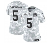 Women's New York Giants #5 Kayvon Thibodeaux 2024 F.U.S.E Arctic Camo Salute To Service Limited Stitched Football Jersey