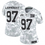 Women's New York Giants #97 Dexter Lawrence II 2024 F.U.S.E Arctic Camo Salute To Service Limited Stitched Football Jersey