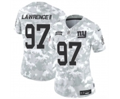 Women's New York Giants #97 Dexter Lawrence II 2024 F.U.S.E Arctic Camo Salute To Service Limited Stitched Football Jersey