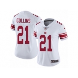 Women's Nike New York Giants #21 Landon Collins Vapor Untouchable Limited White NFL Jersey