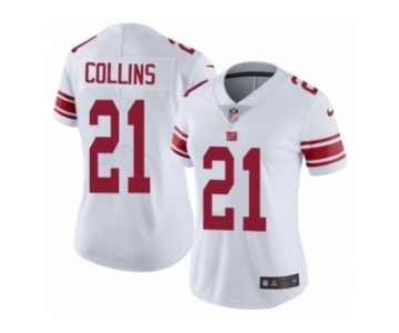 Women's Nike New York Giants #21 Landon Collins Vapor Untouchable Limited White NFL Jersey