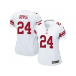 Women's Nike New York Giants #24 Eli Apple White Stitched NFL Elite Jersey