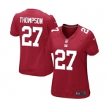 Women's Nike New York Giants #27 Darian Thompson Game Red Alternate NFL Jersey