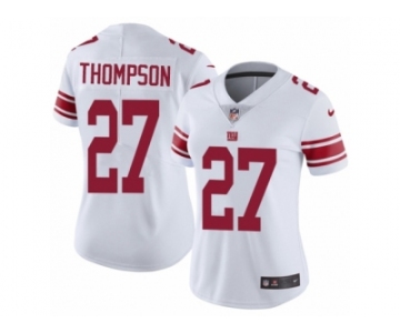 Women's Nike New York Giants #27 Darian Thompson Vapor Untouchable Limited White NFL Jersey