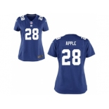 Women's Nike New York Giants #28 Eli Apple Royal Blue Team Color NFL Jersey