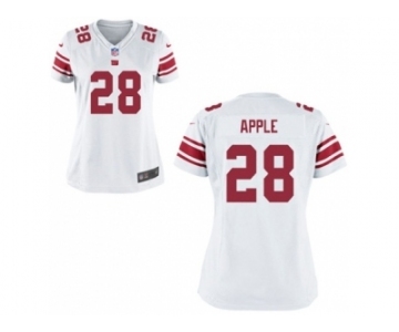 Women's Nike New York Giants #28 Eli Apple White NFL Jersey