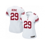 Women's Nike New York Giants #29 Nat Berhe Limited White NFL Jersey