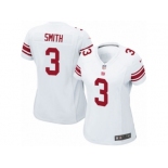 Women's Nike New York Giants #3 Geno Smith Limited White NFL Jersey