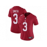 Women's Nike New York Giants #3 Geno Smith Vapor Untouchable Limited Red Alternate NFL Jersey